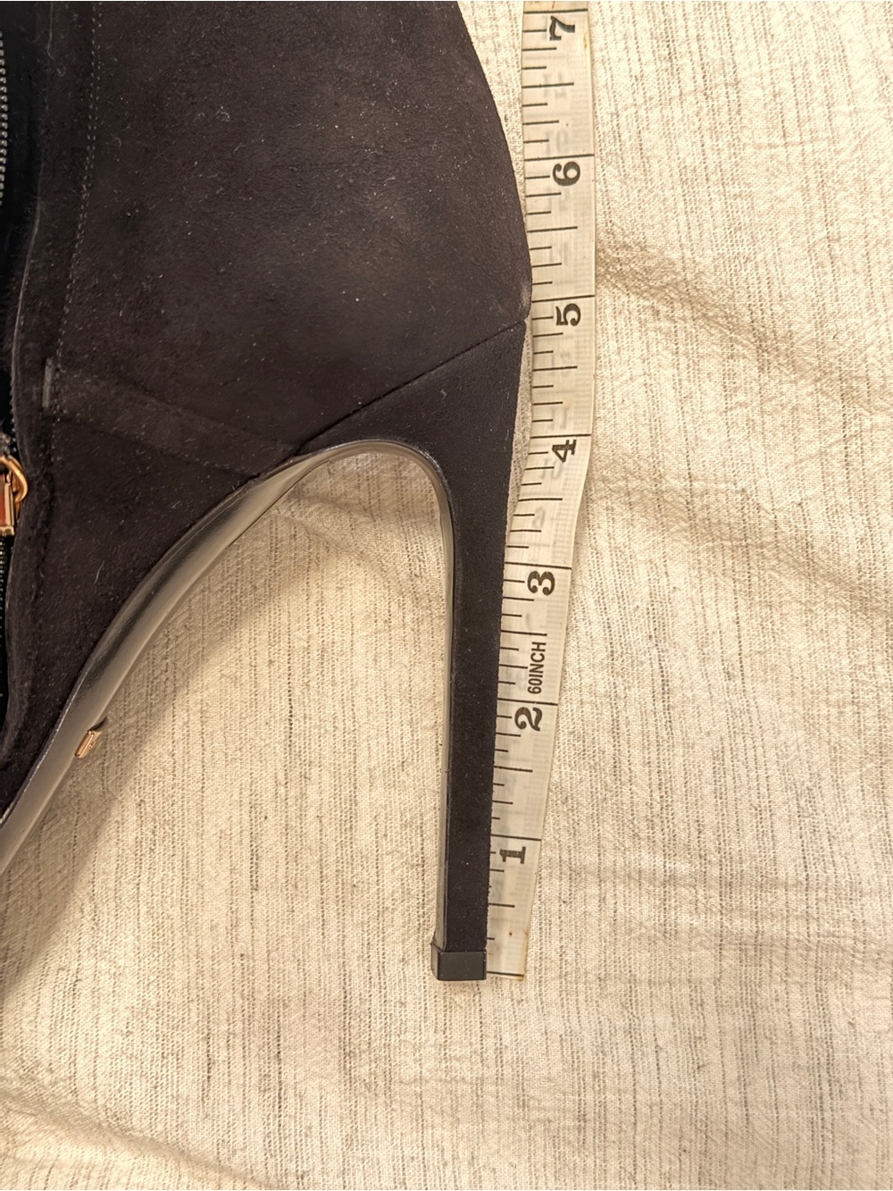 Gucci black Becky suede Heels gladiator boots - Picture 14 of 16